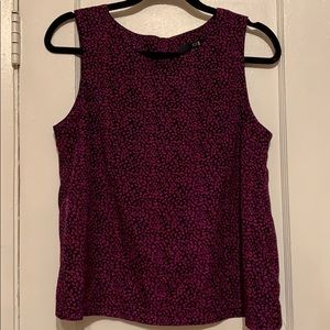 Purple and Black Tank